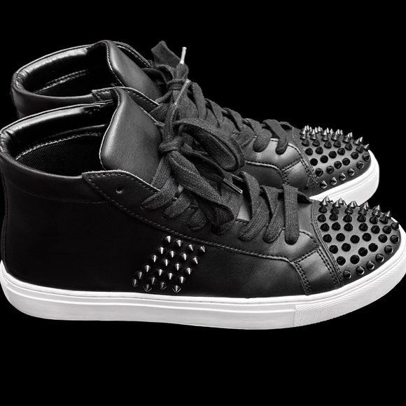Saks Fifth Avenue High Top Spikes Shoes - Picture 4 of 6
